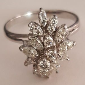 14kt White Gold Diamond Ring